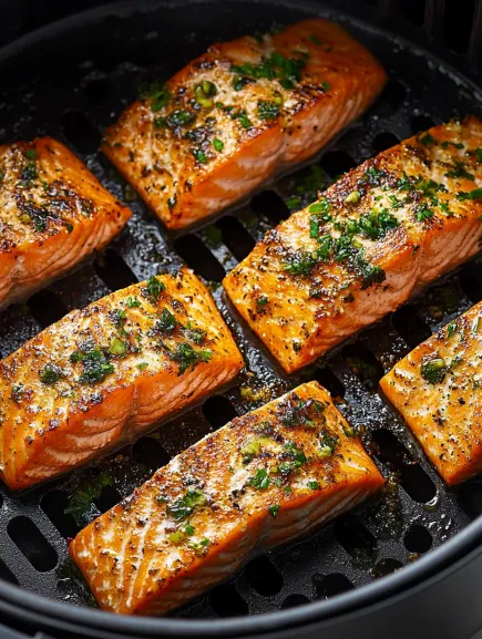 Frozen Salmon in Air Fryer