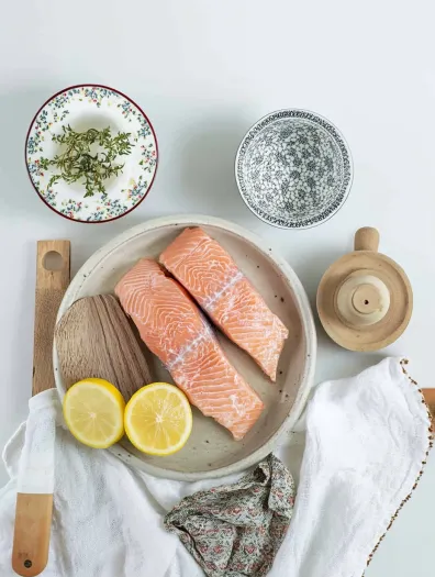 Frozen Salmon in Air Fryer