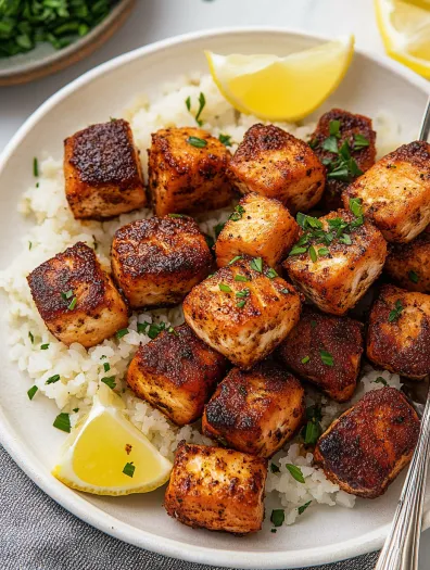 salmon bites
