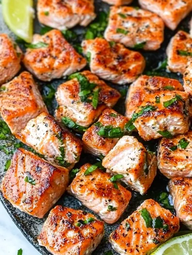 salmon bites