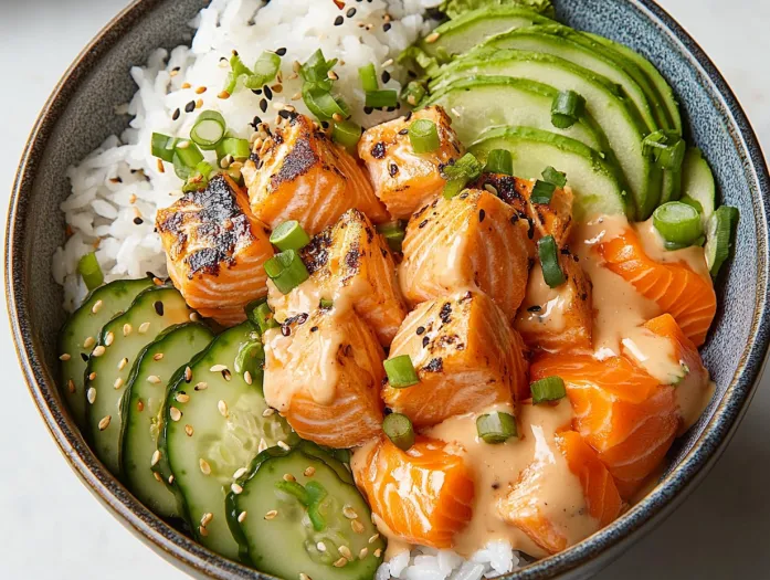 salmon bowl