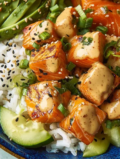 salmon bowl