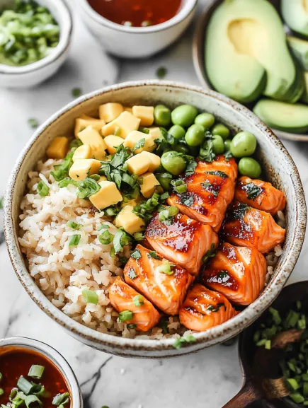 salmon bowl