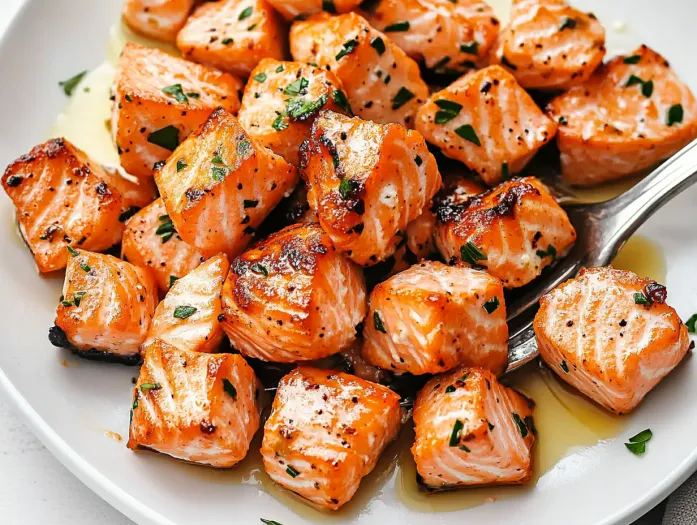 salmon bites