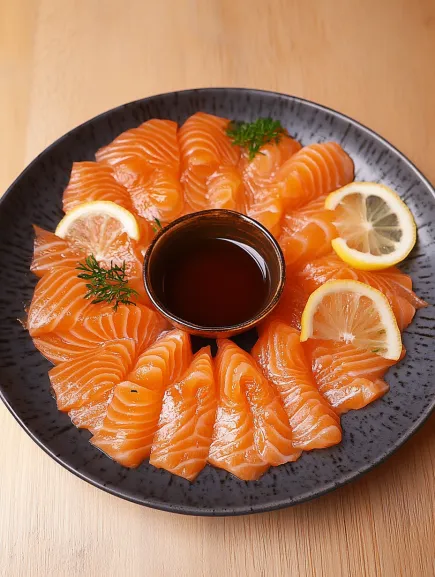 salmon sashimi​