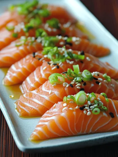 salmon sashimi​
