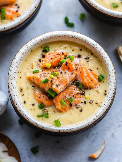 salmon soup