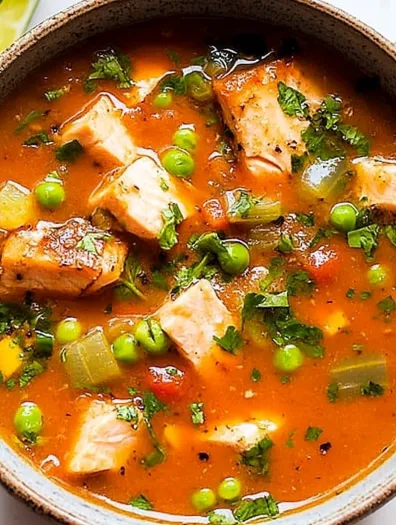 salmon soup