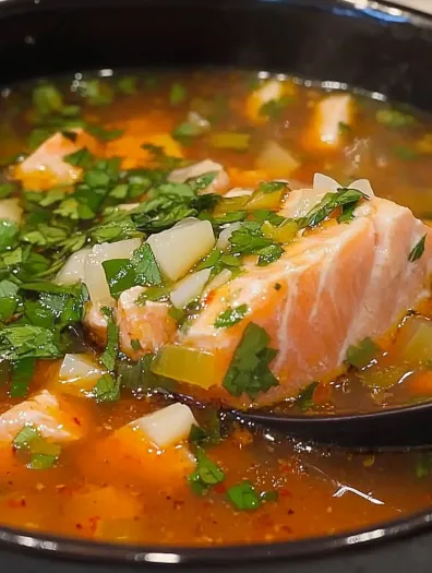 salmon soup