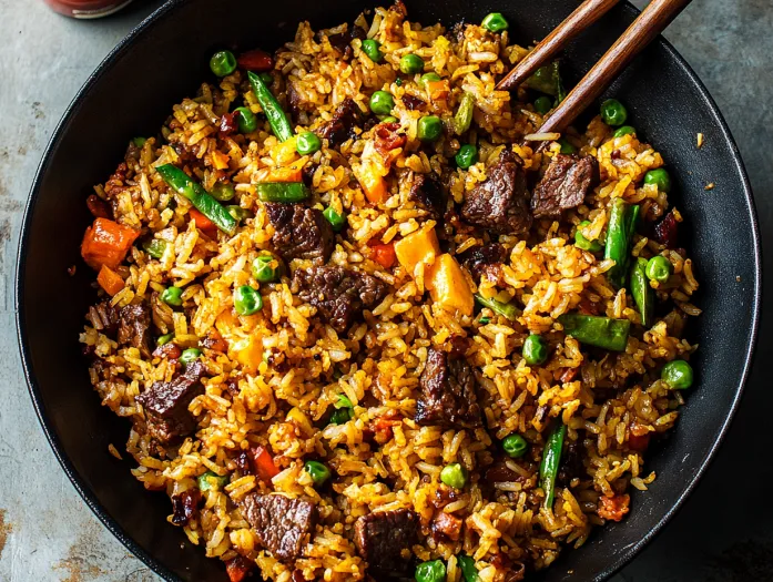 steak fried rice