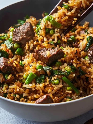 steak fried rice