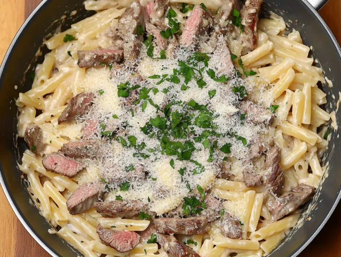steak pasta