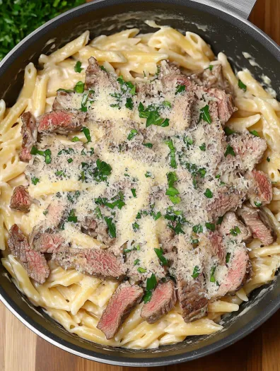 steak pasta