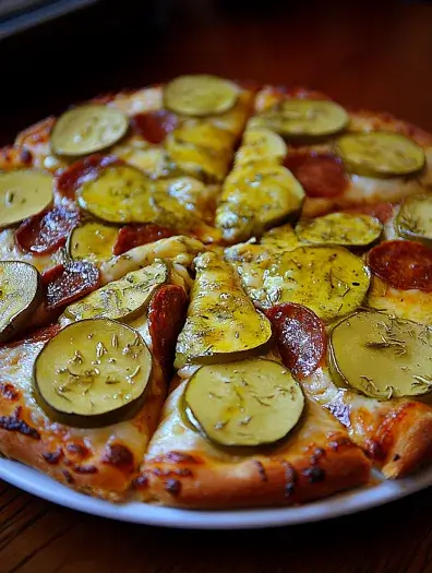 pickle pizza pie