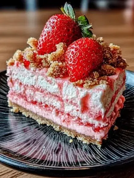 Strawberry Crunch Cheesecake