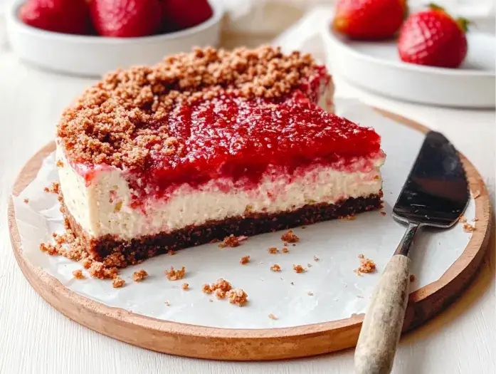 Strawberry Crunch Cheesecake